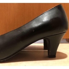 Media femme 本革パンプス 23.5cmの画像