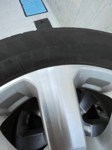 【決まりました】タイヤ【ブリヂストン　セイバーリング】　ホイールセット　4本　215 60  R17 96H ホンダクロスロード純正