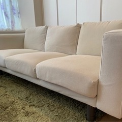 【値下げしました！】IKEA 3人掛けソファ