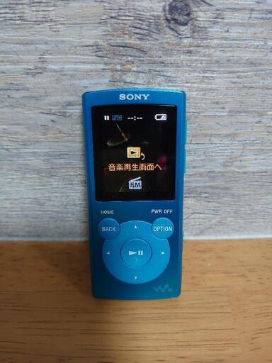 SONY ウォークマン NW-E062 ブルー 2GB (スピーカー付)