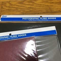 PHOTOGRAPHIC FILING GOODSの画像