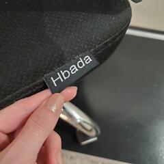 【受付終了】Hbada デスクチェア ホワイト ブラックの画像