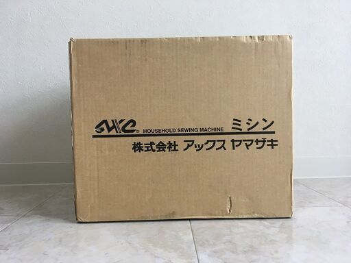 ミシン：アックスヤマザキ PF-55 未使用品：3,000円