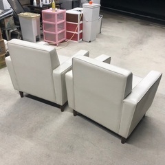 1人掛けソファー2点セット①の画像