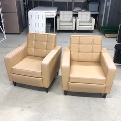 1人掛けソファー2点セット②の画像