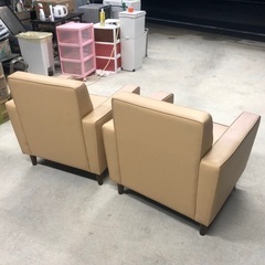 1人掛けソファー2点セット②の画像