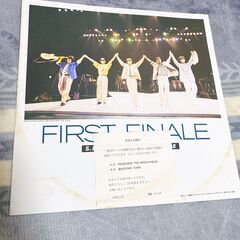 ☆美品☆　中古　杉山清貴&オメガトライブ「First Finale」LPレコード　現金OKの画像