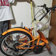 新品折りたたみ自転車の画像