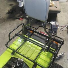 ジャイロX  背もたれ付きリアキャリア　加工品
