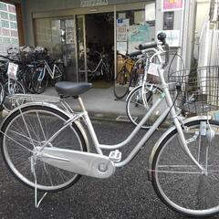 中古自転車２０４１　前後タイヤ新品！２６インチ　ギヤなし　ダイナモライト