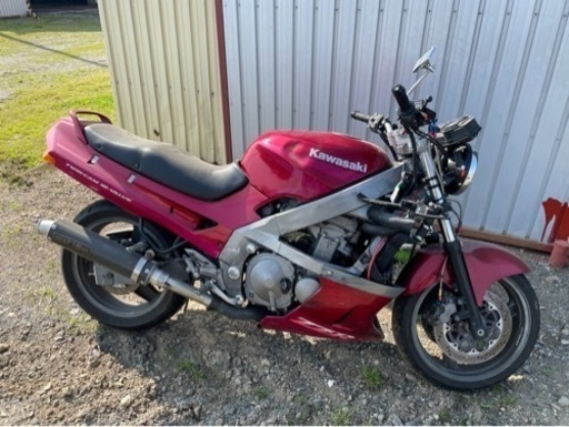 カワサキ　ZZR400 ネイキッド仕様　マーシャル　ヘッドライト車検８月まで