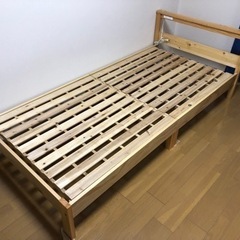 ニトリ ベッドフレーム シングルの画像