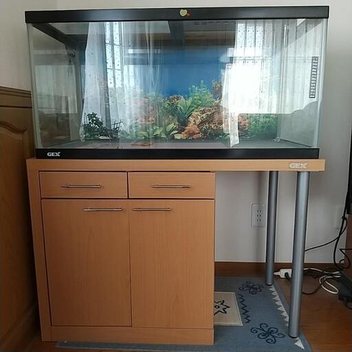 GEX９０センチ水槽　水槽台のセット