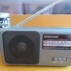 Audio Comm AM/FMポータブルラジオ RAD-F1691M  （中古品）の画像