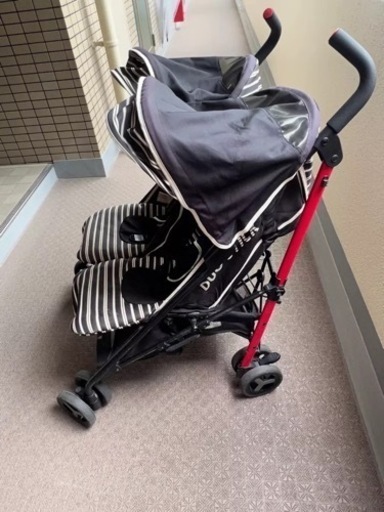 2人乗りベビーカー　duo stick