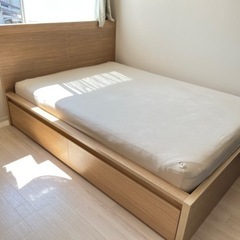 IKEAマルムベッド　ダブルベッド