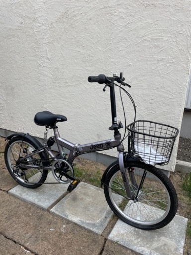 【商談中】JEEP 6段切替 20インチ降りたたみ自転車 サスペンション付き 美車