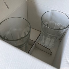 IKEA グラス　未使用　2つの画像