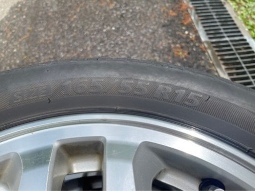 165/55R15 ブリジストンNEXTRY中古夏タイヤ&ホイール4本セット
