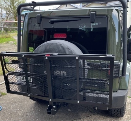 【未使用品】ヒッチキャリアカーゴ 2インチ 折り畳み式