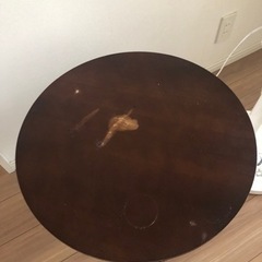 本日　無料　扇風機とサイドテーブルの2点セットの画像