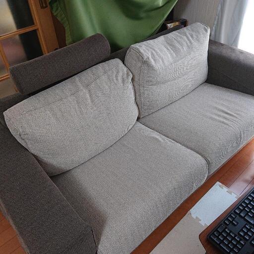 2.5人掛けソファ 茶色 ベージュ