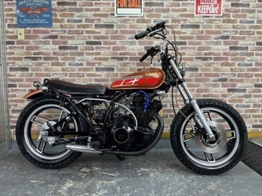 【超希少旧車！超絶ストリートトラッカー♪外装超美車絶好調】   ヤマハ XS250 17E 【動画有】  検）TW 200 225 バンバン FTR グラストラッカー