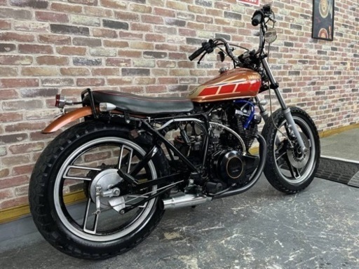 【超希少旧車！超絶ストリートトラッカー♪外装超美車絶好調】   ヤマハ XS250 17E 【動画有】  検）TW 200 225 バンバン FTR グラストラッカー