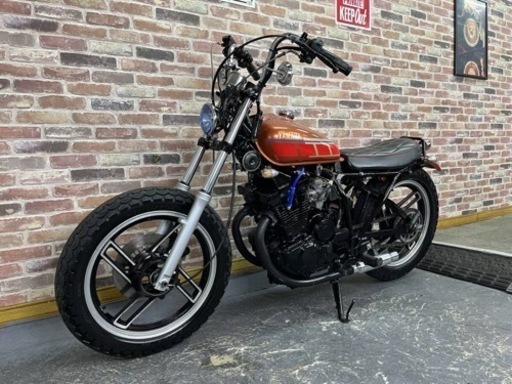 【超希少旧車！超絶ストリートトラッカー♪外装超美車絶好調】   ヤマハ XS250 17E 【動画有】  検）TW 200 225 バンバン FTR グラストラッカー