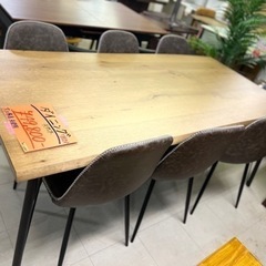 未使用ダイニング7点セット