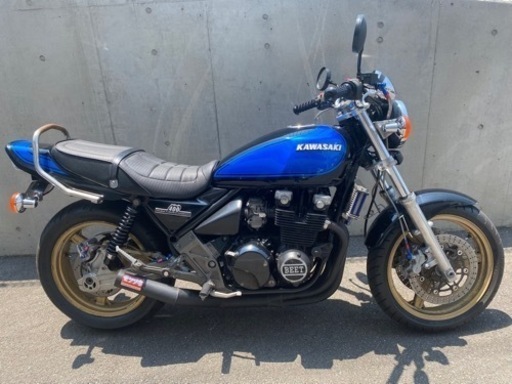 ゼファーχ   車検2年付実動ZR400C  青火の玉　400ccカワサキ　旧車