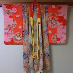 和の布としても！  昭和レトロ 和装 着物 (子供用)差し上げます。