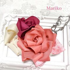 ☆レッスン内容をリニューアルしました！『リボンローズのバッグチャ...