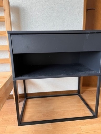 【サイドテーブル　美品】☆取りに来てくれる方限定