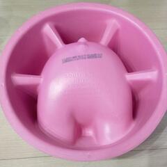 バンボ　ベビーソファ　プレートレイ付　ピンク　ベビーチェア　ベビー用椅子の画像