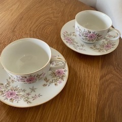 【お譲りします】花柄コーヒーカップ