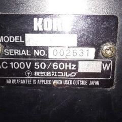 電子ピアノ（KORG　c-5500）の画像