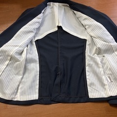【美品】スーツ ジャケット　ネイビーの画像