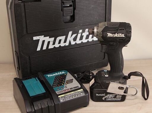makitaマキタ TD170D 18V 充電式インパクトドライバ 　ブラック　バッテリー BL1830 1つ (D4407ksxY)