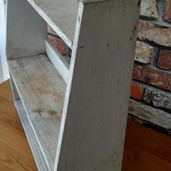 （決定しました!）シャビーホワイト　シェルフ　多肉棚　無料の画像