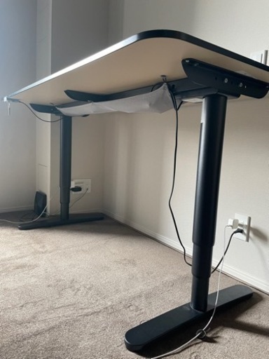 電動 テーブル IKEA BEKANT