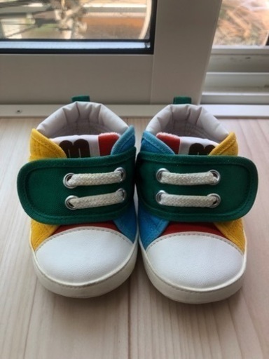 【美品】ベビーシューズ　ミキハウス　アシックス