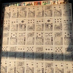 昭和レトロ、当時物、メンコ、西部劇の画像