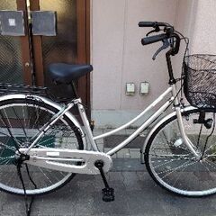SANTOS[サントス]2７吋 ファミリーサイクル シングル/シルバー