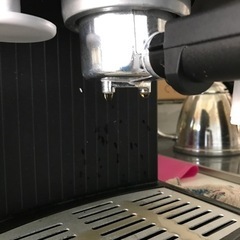 デロンギ　エスプレッソメーカー&コーヒーミル&タンブラーの画像