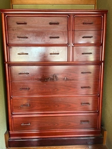 桜の木　和ダンス