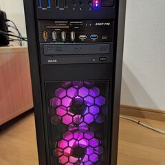 ゲーミングPC Windows10/GTX1660S/Core i7-10700K/メモリ 16GB/M.2 SSD 500GB + SSD 250GB + HDD 1TB/ブルーレイドライブの画像