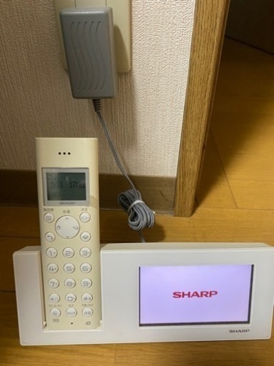 電話機　インテリホン（SHARP JD-4C1CL-W）