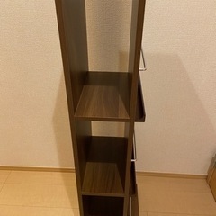 雑誌収納棚（ブラウン）　譲りますの画像