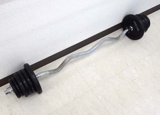 北海道 千歳市/恵庭市 iROTEC/アイロテック バーベルセット プレート(1.25kg×4・2.5kg×6・5kg×2) 計30kg 筋トレ トレーニング